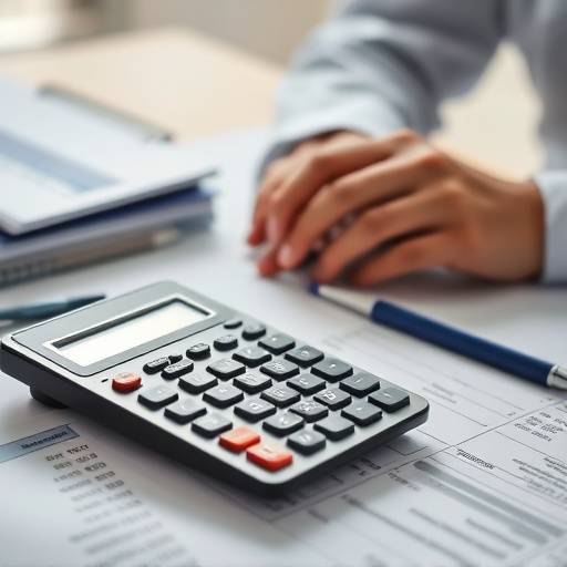 Image of a calculator and financial documents