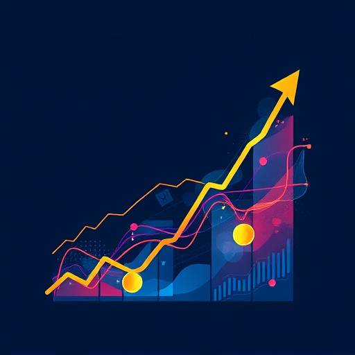 Image representing business growth and trends