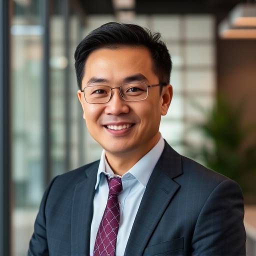 Portrait of David Kim, Business Advisor