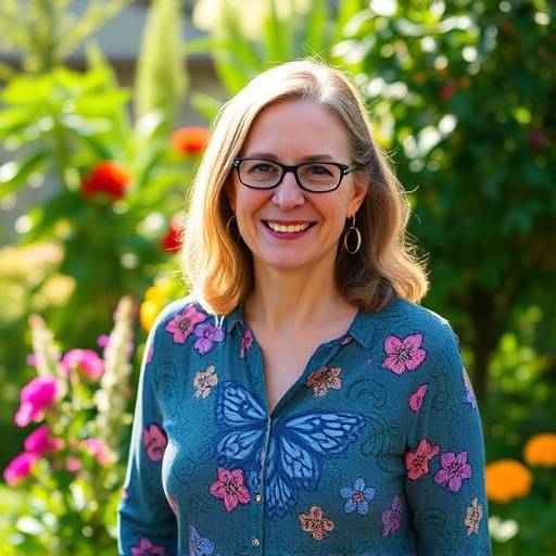 Portrait of Emily Carter, Founder of GreenThumb Gardens
